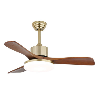 Elegant Modern Flush Mount Ceiling Fan Light with Integrated LED & Quiet Operation 12
