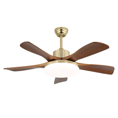 Elegant Modern Flush Mount Ceiling Fan Light with Integrated LED & Quiet Operation 14