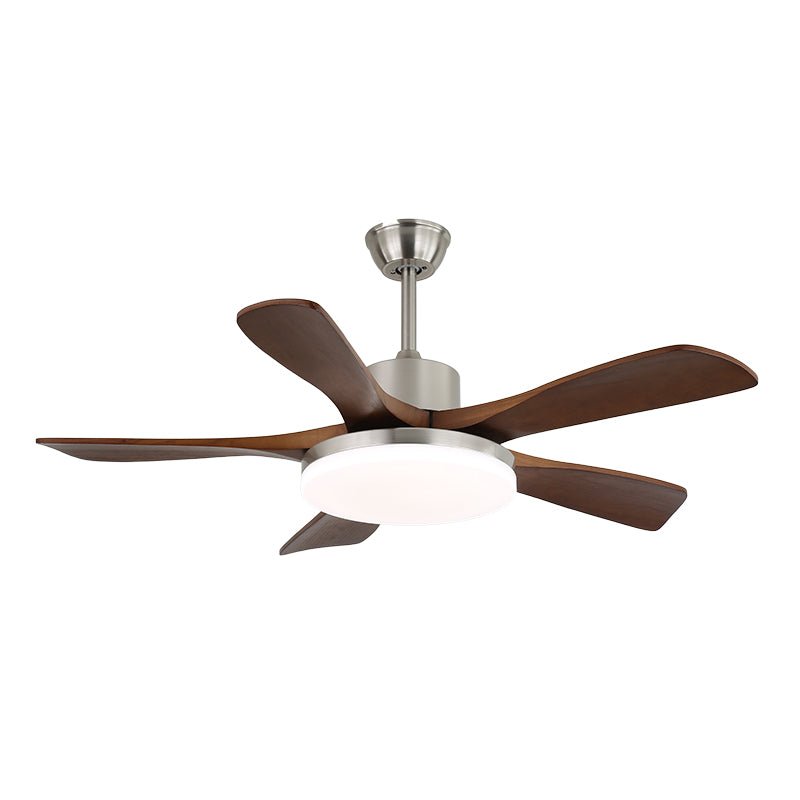 Elegant Modern Flush Mount Ceiling Fan Light with Integrated LED & Quiet Operation 16