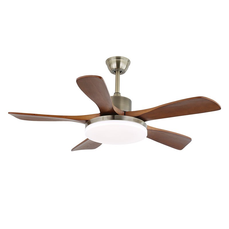Elegant Modern Flush Mount Ceiling Fan Light with Integrated LED & Quiet Operation 17
