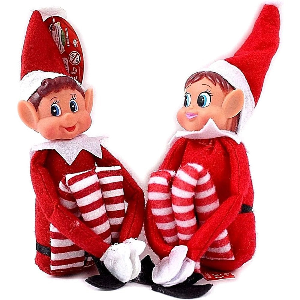 Elf Christmas Decorations | Poseable 42cm Elf for Festive Fun and Play 1