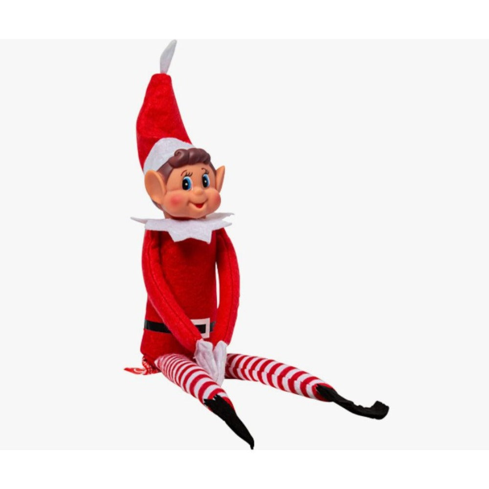 Elf Christmas Decorations | Poseable 42cm Elf for Festive Fun and Play 2