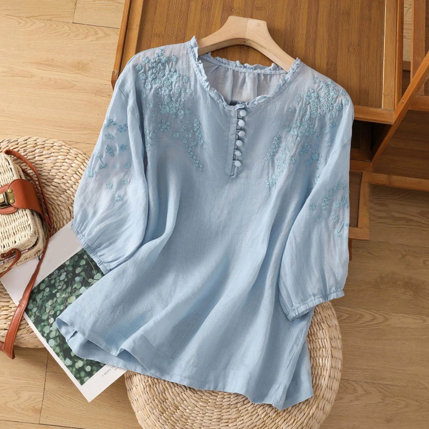 Embroidered Blouse | Lightweight Summer Utility 1
