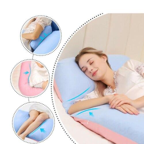 Ergonomic Pregnancy Support Pillow | Organic Cotton for Neck and Back Relief 5