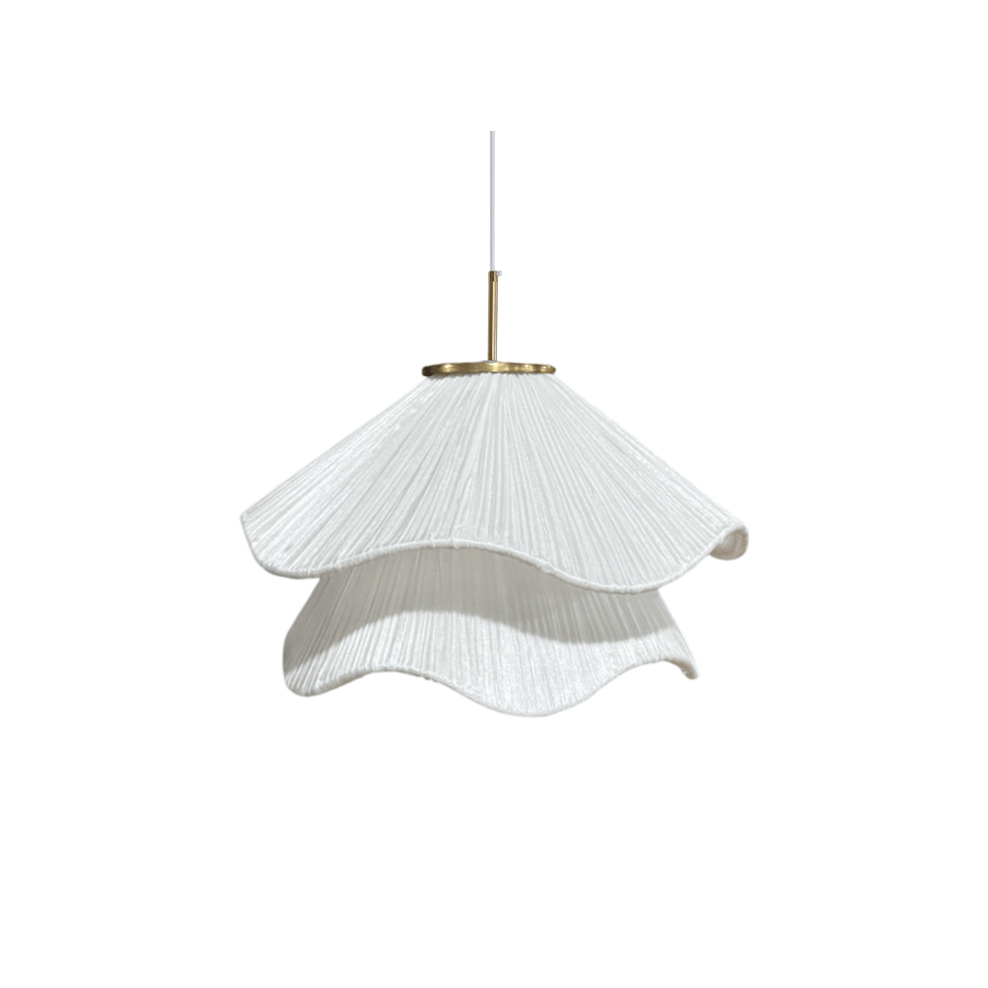 Ethereal Bloom Pendant Light | Elegant Fabric Design for Kitchen Pendant Lighting 0