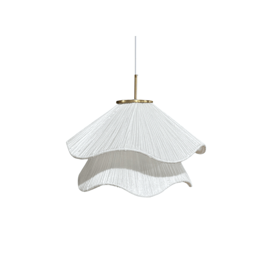 Ethereal Bloom Pendant Light | Elegant Fabric Design for Kitchen Pendant Lighting 0