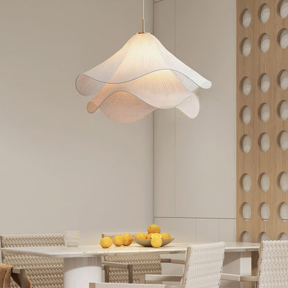 Ethereal Bloom Pendant Light | Elegant Fabric Design for Kitchen Pendant Lighting 2