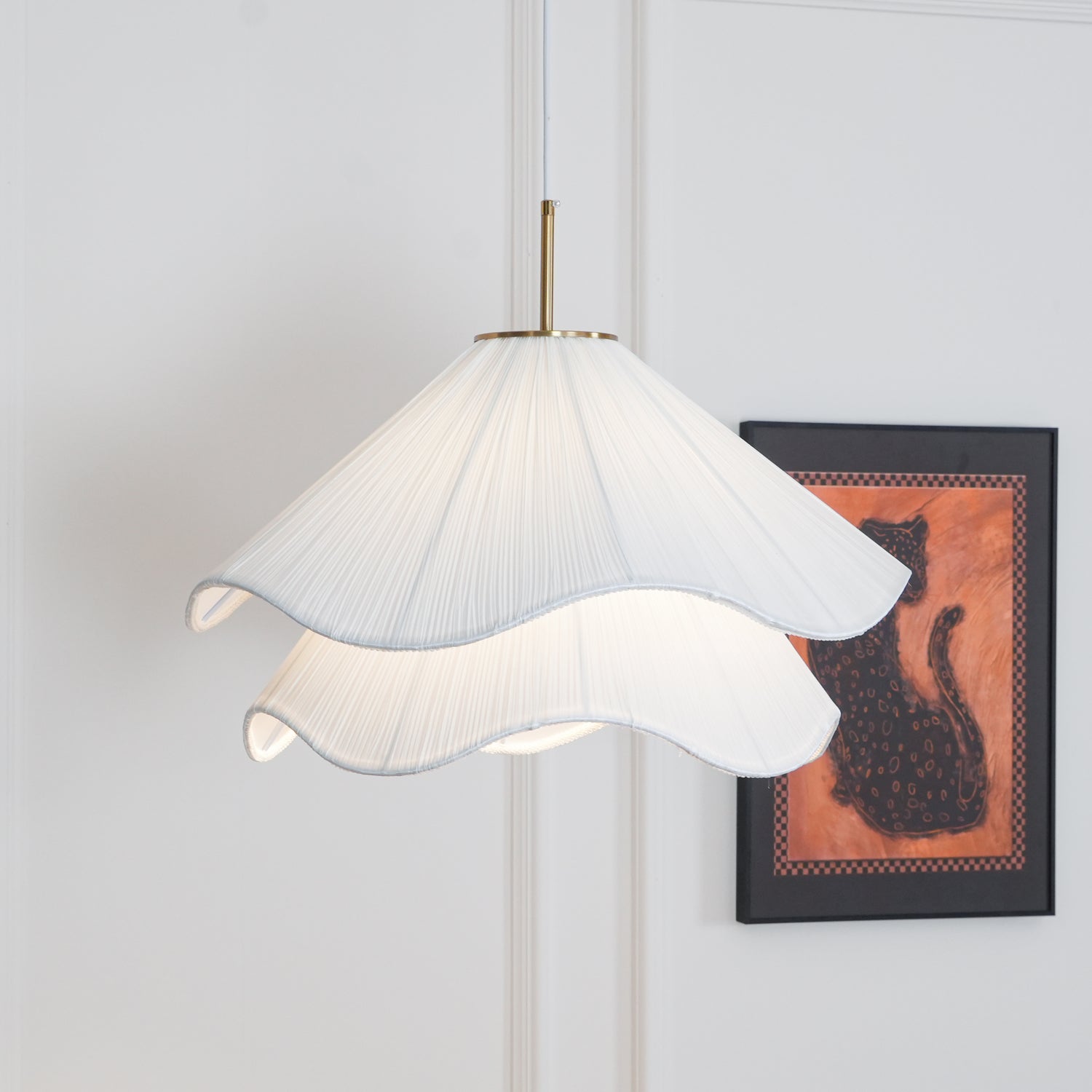 Ethereal Bloom Pendant Light | Elegant Fabric Design for Kitchen Pendant Lighting 3