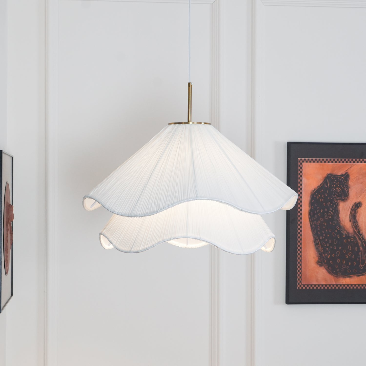Ethereal Bloom Pendant Light | Elegant Fabric Design for Kitchen Pendant Lighting 4