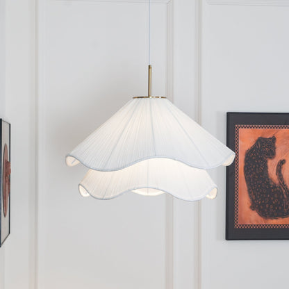 Ethereal Bloom Pendant Light | Elegant Fabric Design for Kitchen Pendant Lighting 4