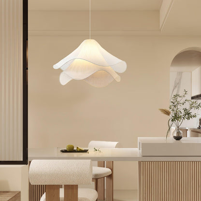Ethereal Bloom Pendant Light | Elegant Fabric Design for Kitchen Pendant Lighting 5