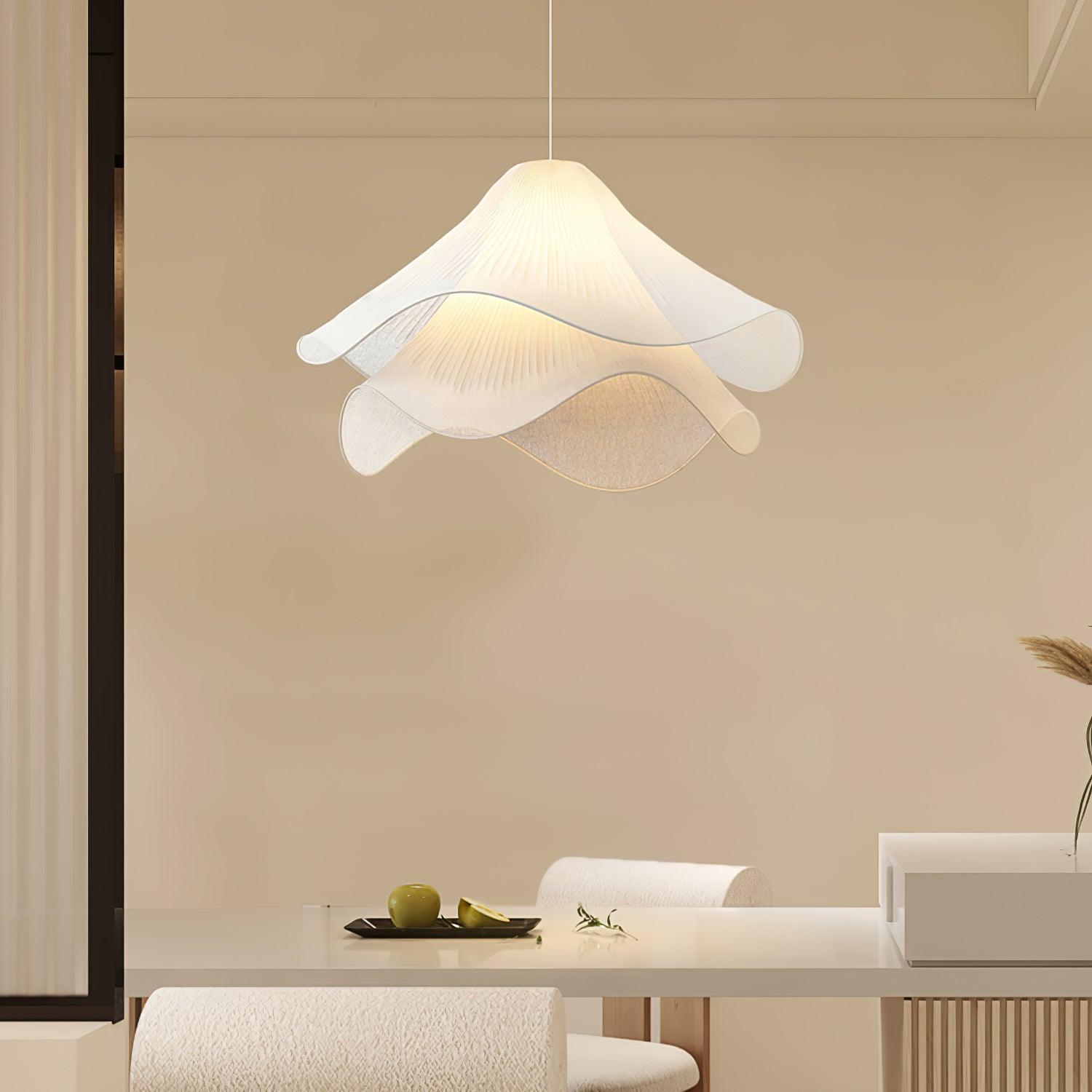 Ethereal Bloom Pendant Light | Elegant Fabric Design for Kitchen Pendant Lighting 6