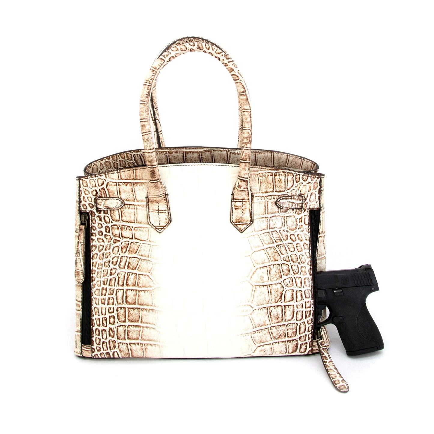 Smith & W Croc Handbag