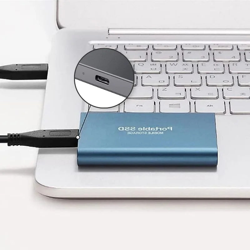 External SSD | Portable High-Speed Data Transfer with USB 3.1 2