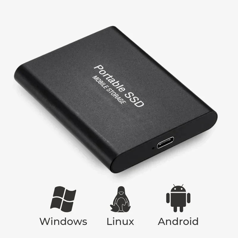 External SSD | Portable High-Speed Data Transfer with USB 3.1 4