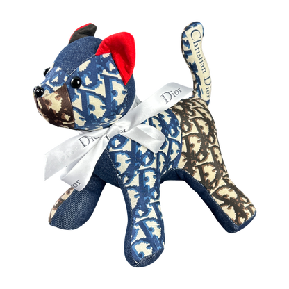 Trotter Vintage Silk Scarf Patchwork Kitten