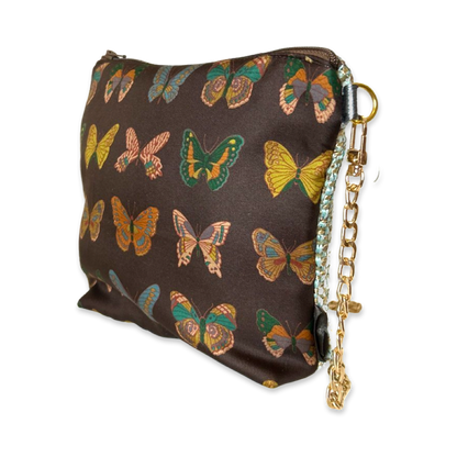 Farfalle Brown Vintage Scarf Crossbody Bag