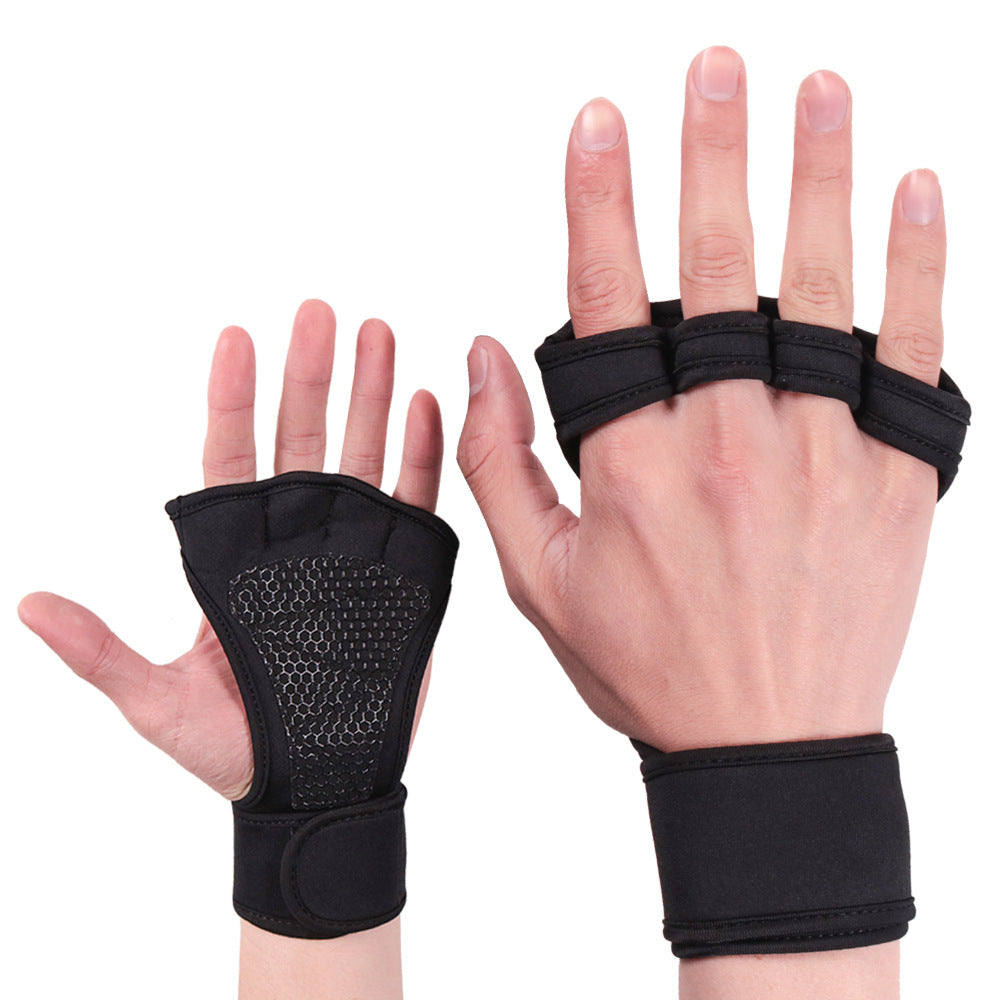 Fingerless Fitness Lifting Gloves | Durable Grip for Strength Training 1