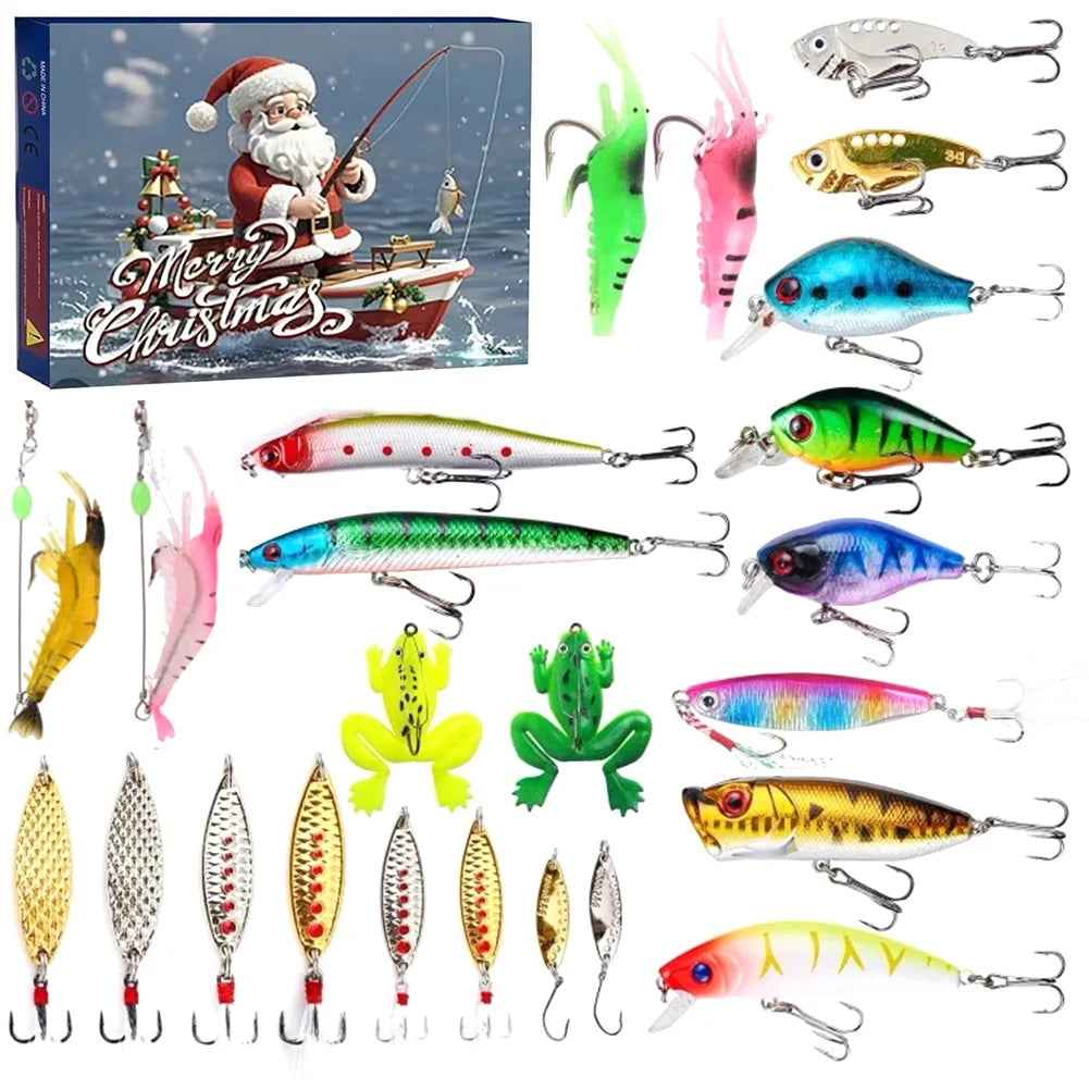 Fishing-Themed Advent Calendar | 24 Unique Lure Surprises for Anglers 0