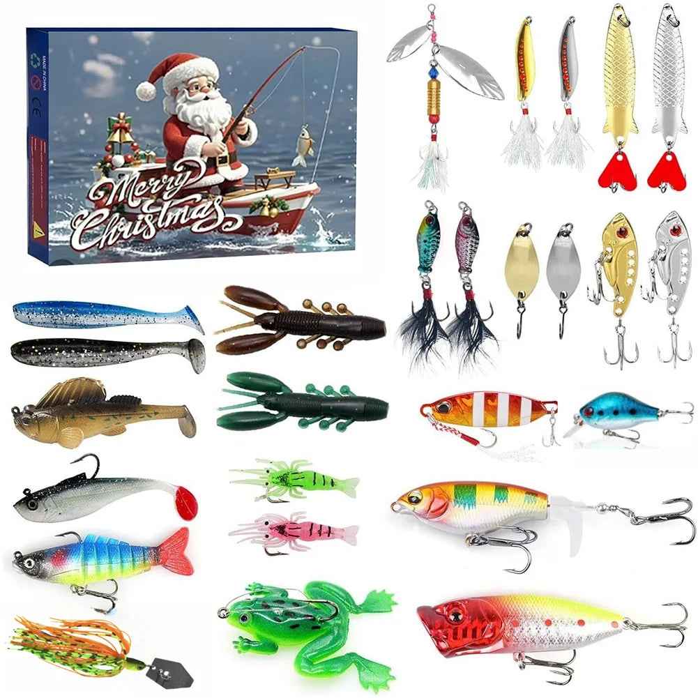 Fishing-Themed Advent Calendar | 24 Unique Lure Surprises for Anglers 1