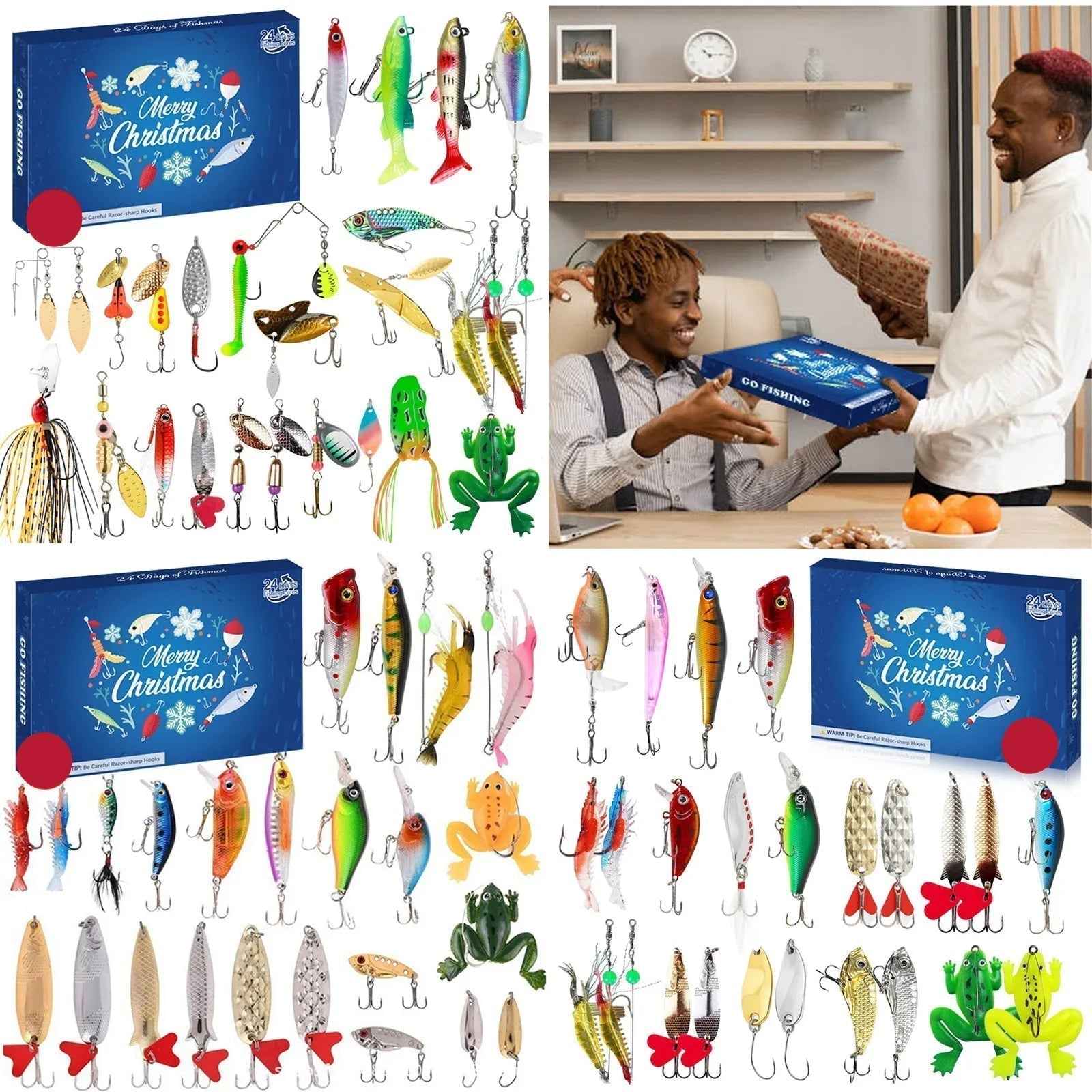 Fishing Advent Calendar | Waterproof Design with 24 Accessories 1