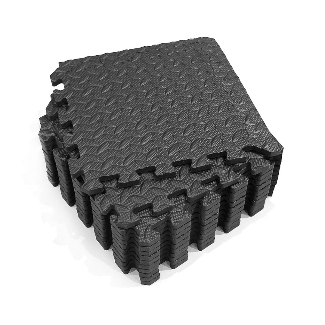 Fitness Floor Mats Set | Durable Shock-Absorbing 12-Piece Set 0