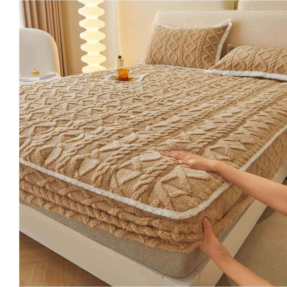 Fitted Mattress Cover | Cozy Polyester Mattress Protector for Ultimate Comfort 8