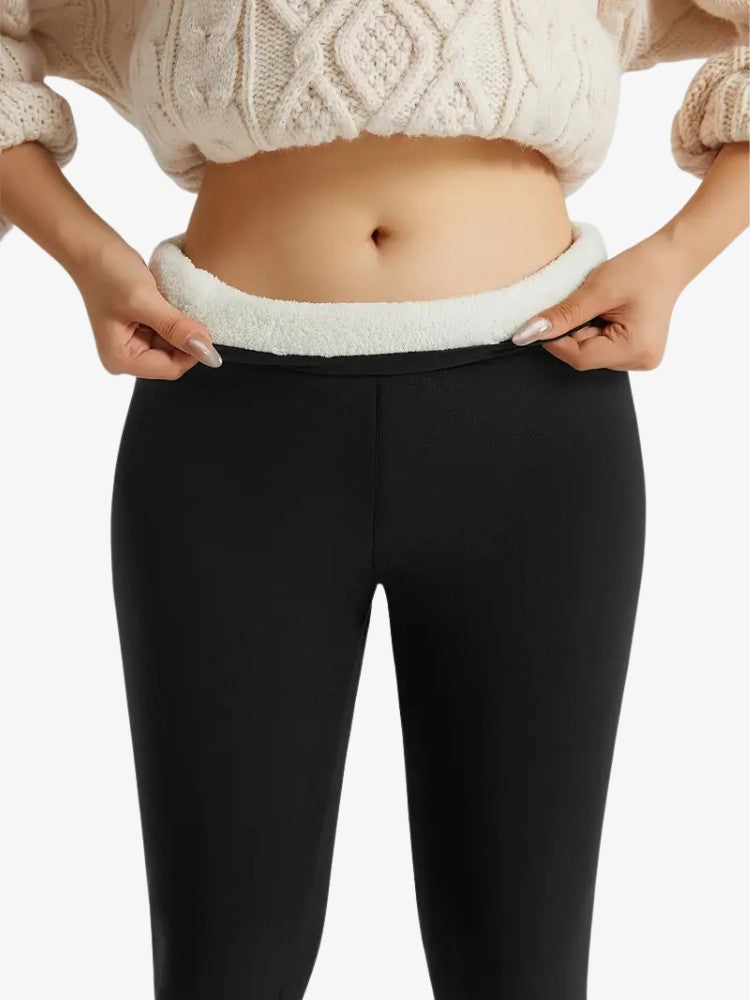 Fleece Lined Leggings for Women | Insulated Winter Comfort and Flexibility 0