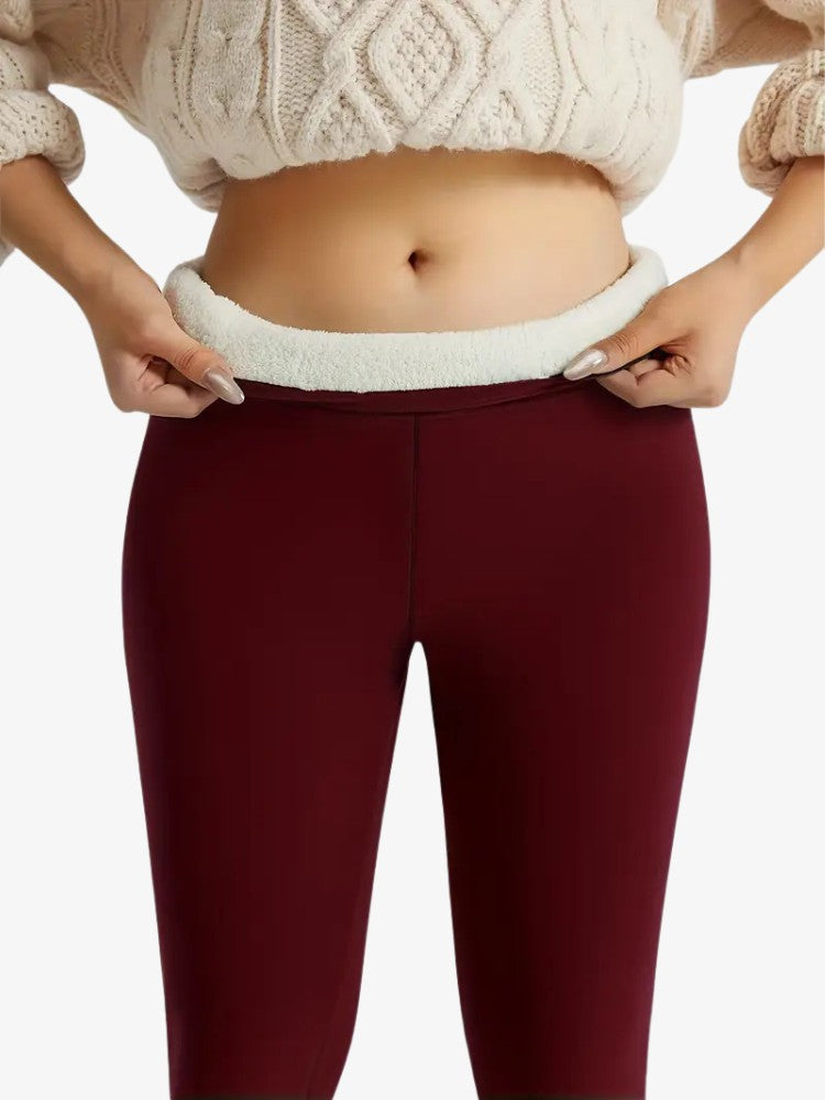 Fleece Lined Leggings for Women | Insulated Winter Comfort and Flexibility 5