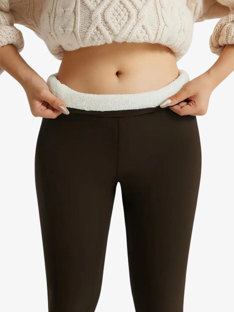 Fleece Lined Leggings for Women | Insulated Winter Comfort and Flexibility 7