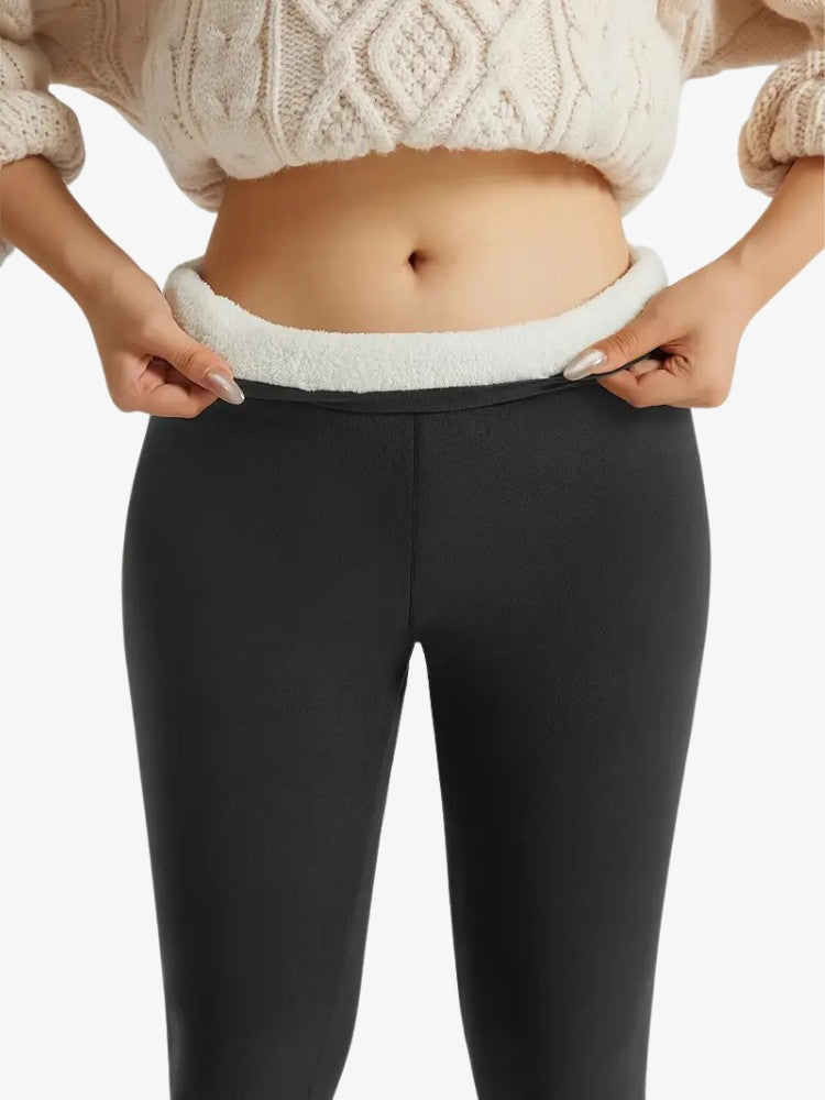 Fleece Lined Leggings for Women | Insulated Winter Comfort and Flexibility 8