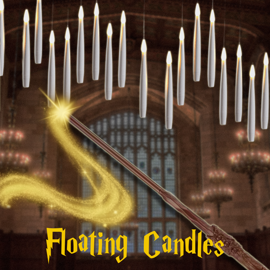 Floating Candles Set | Enchanting LED Centerpieces with Wand Remote 0