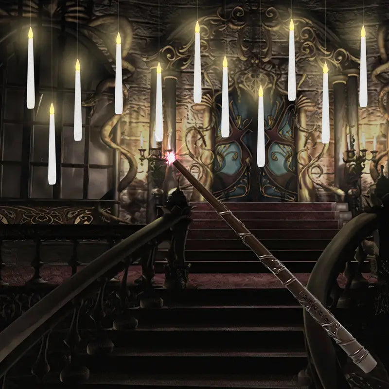 Floating Candles Set | Enchanting LED Centerpieces with Wand Remote 4