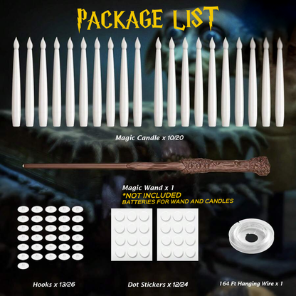 Floating Candles Set | Enchanting LED Centerpieces with Wand Remote 5