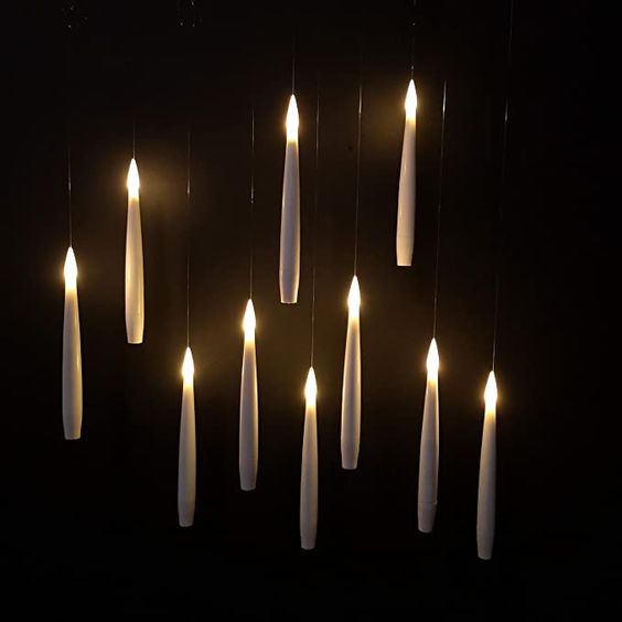 Floating Candles Set | Enchanting LED Centerpieces with Wand Remote 6