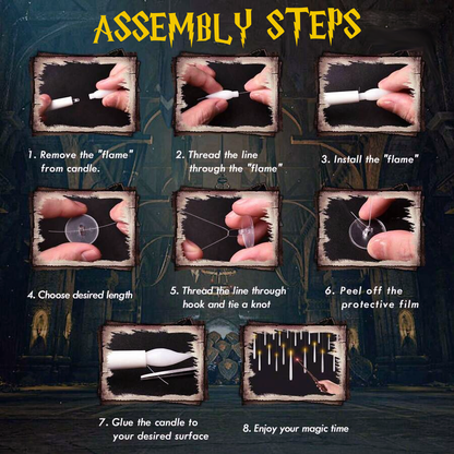 Floating Candles Set | Enchanting LED Centerpieces with Wand Remote 8