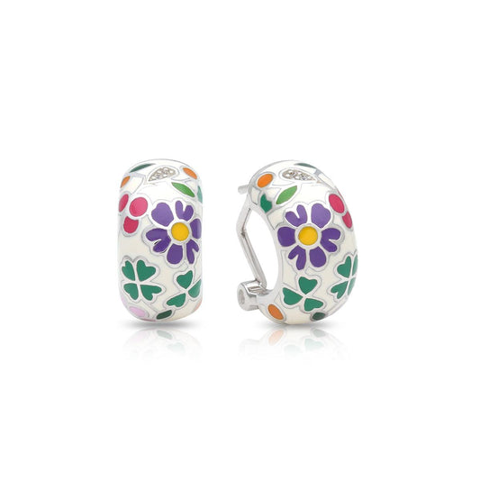 Øredobber med blomsterhage