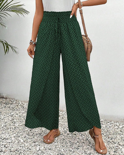 Flowing Printed Trousers | Stylish Comfort with Versatile Fit 8
