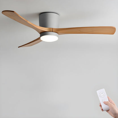 Flush Mount Ceiling Fan with Lights | Modern Minimalist Design and LED Lighting 10