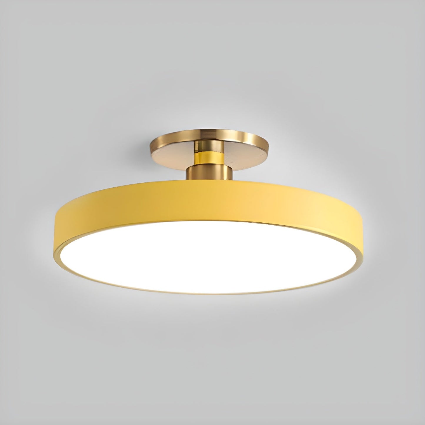 Flush Mount Ceiling Light | Elegant Black and Gold Design with Soft LED Illumination 10