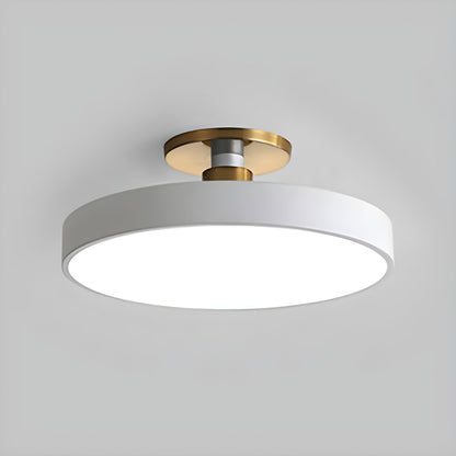 Flush Mount Ceiling Light | Elegant Black and Gold Design with Soft LED Illumination 11