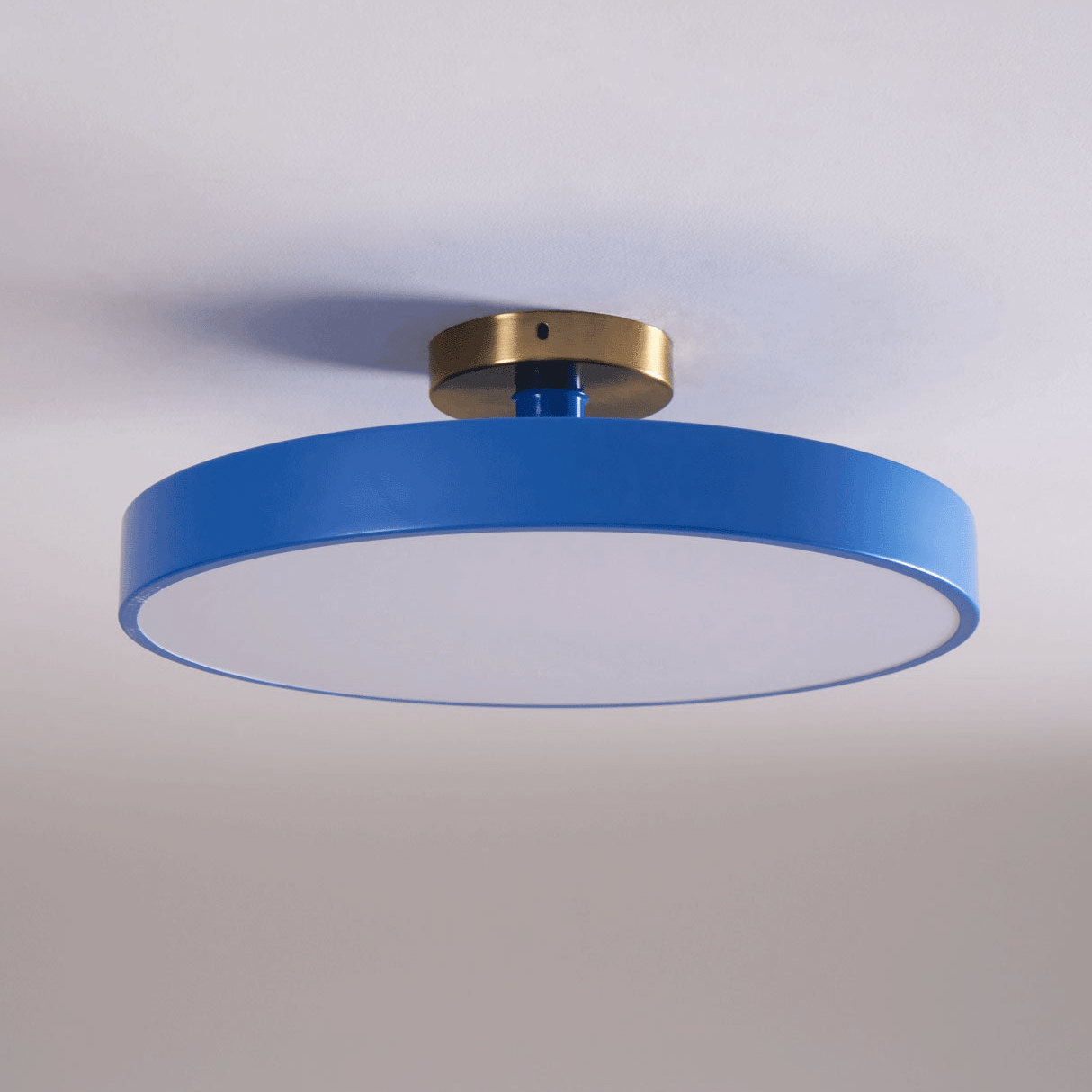 Flush Mount Ceiling Light | Elegant Black and Gold Design with Soft LED Illumination 12