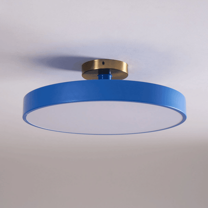Flush Mount Ceiling Light | Elegant Black and Gold Design with Soft LED Illumination 12