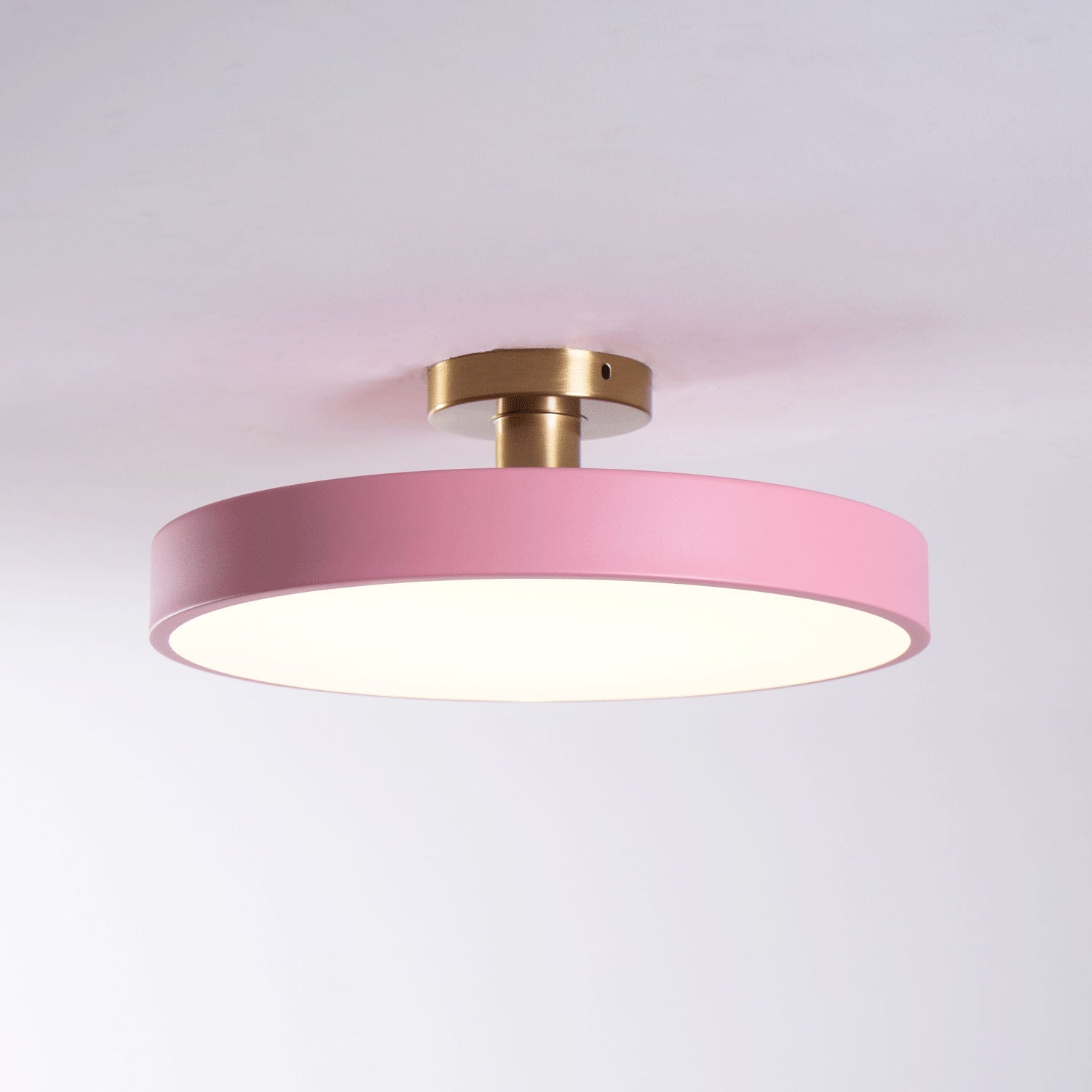 Flush Mount Ceiling Light | Elegant Black and Gold Design with Soft LED Illumination 13