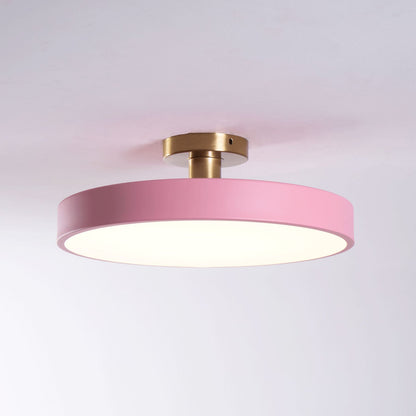 Flush Mount Ceiling Light | Elegant Black and Gold Design with Soft LED Illumination 13