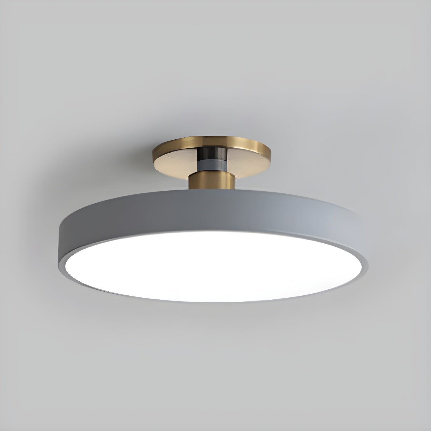 Flush Mount Ceiling Light | Elegant Black and Gold Design with Soft LED Illumination 9