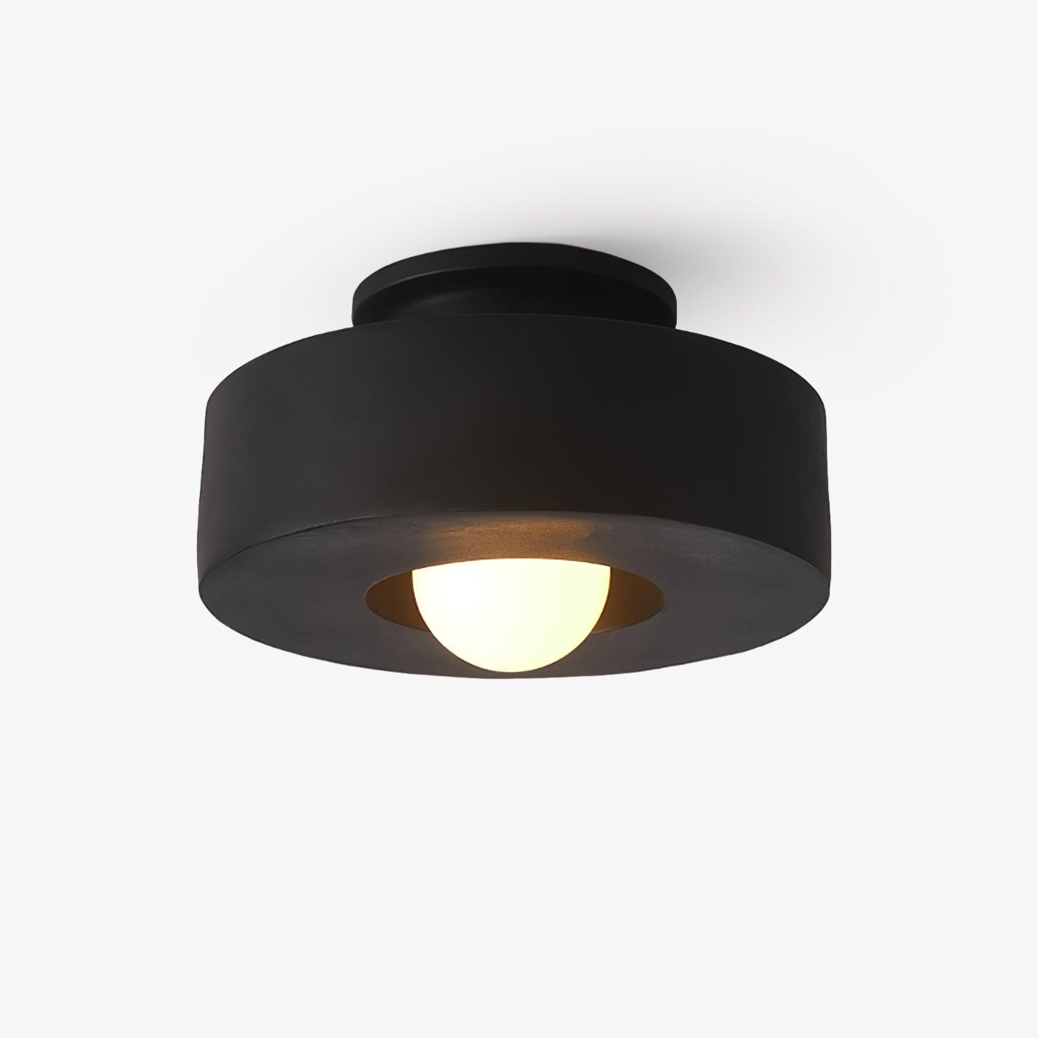 Flush Mount Ceiling Light | Hand-Built Resin Design with LED Compatibility 1