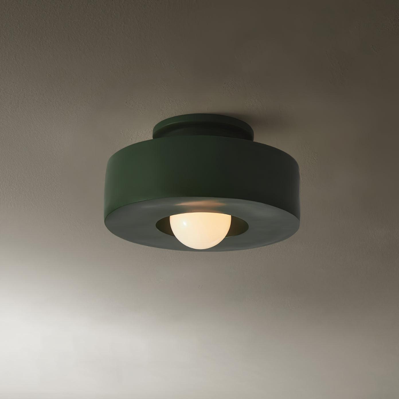 Flush Mount Ceiling Light | Hand-Built Resin Design with LED Compatibility 10