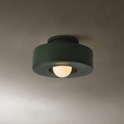Flush Mount Ceiling Light | Hand-Built Resin Design with LED Compatibility 10