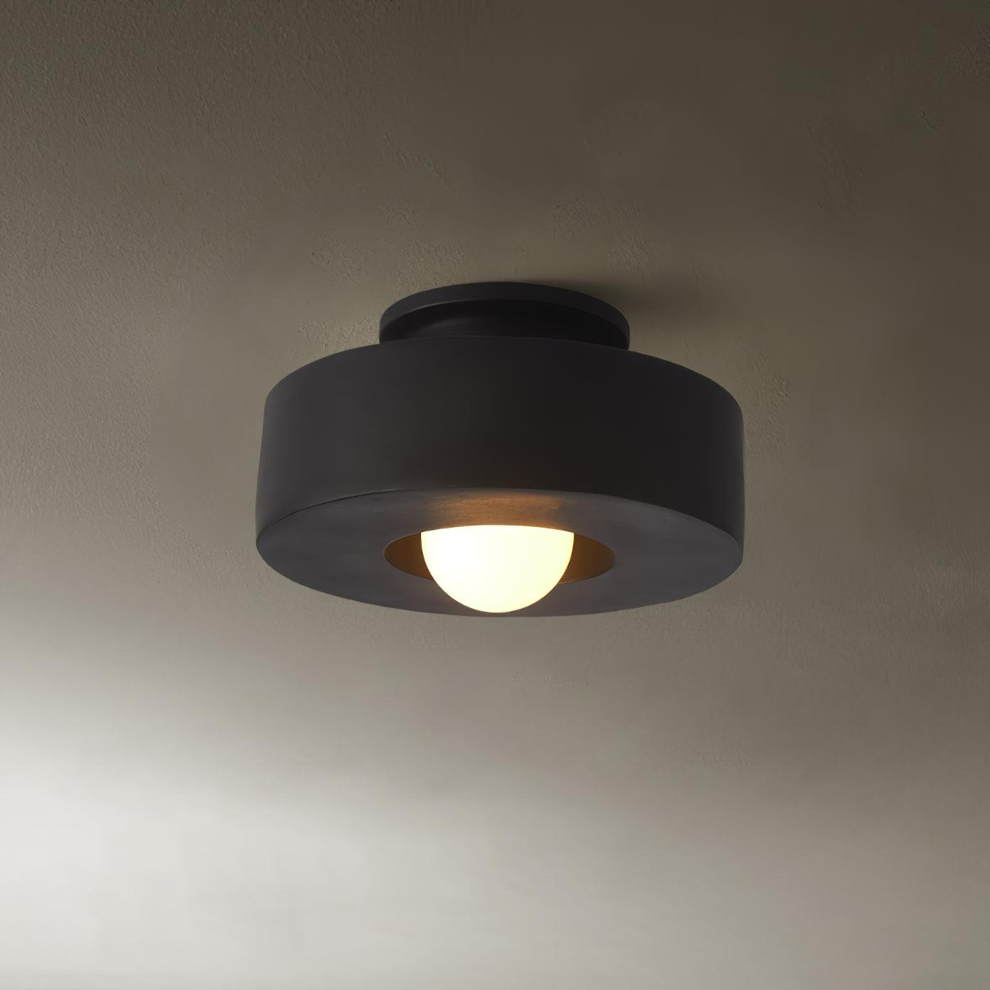 Flush Mount Ceiling Light | Hand-Built Resin Design with LED Compatibility 9